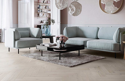 Stejar Cappuccino Herringbone 110